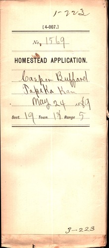 Scanned image of form. See description for text.