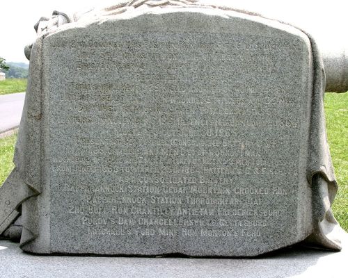 Hamptons Battery C & F,Penn. Artillery Monument