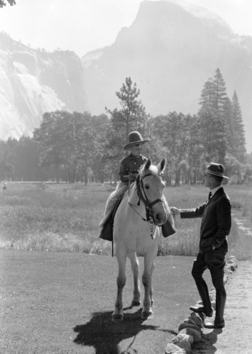 Supt. W.B. Lewis and son Carle