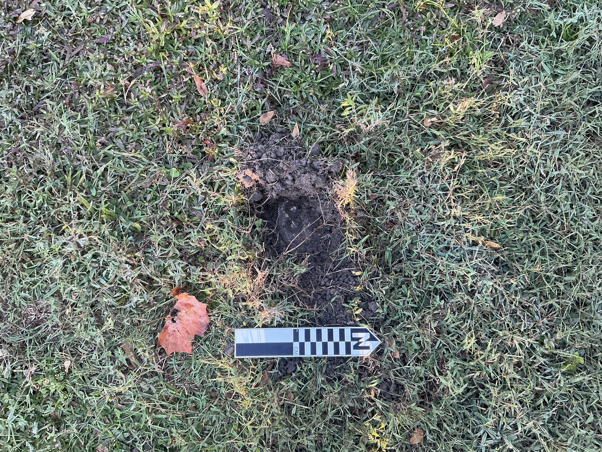 Extra image of flat marble marker