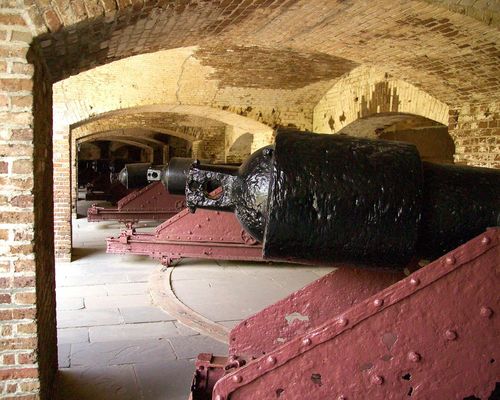 Patriot Guns of Fort Sumter and Fort Moultrie National Historical Park in November 2004