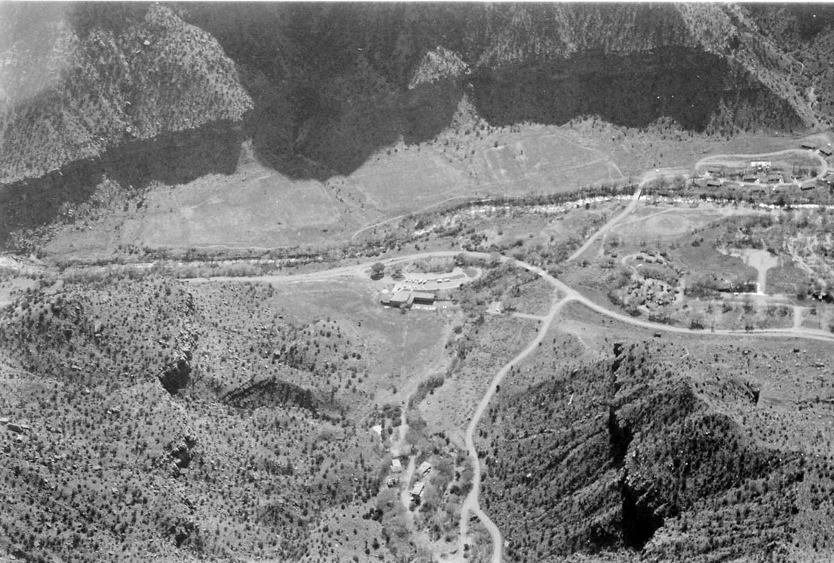 BW Aerial Photos of Zion National Park.