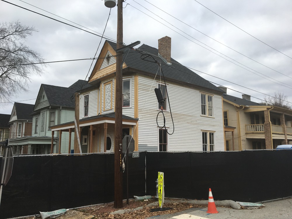 530 Auburn Avenue, NE.  Exterior looking NW