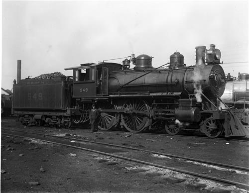 011/001.130--Central Railroad of New Jersey Railroad Locomotive [GROUP 08]