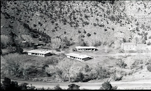 Residential area overview with several buildings under construction, Oak Creek.