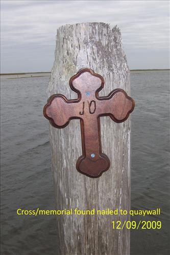 State of a quay wall at Yarborough Pass/Murdock's Landing as of Dec. 2009