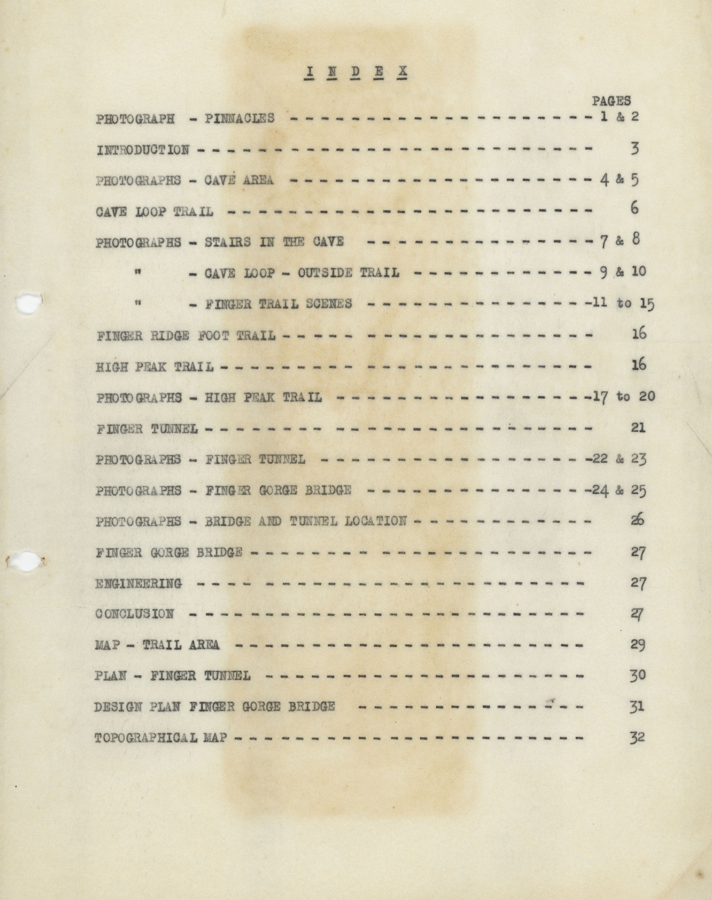 Trail Construction Report