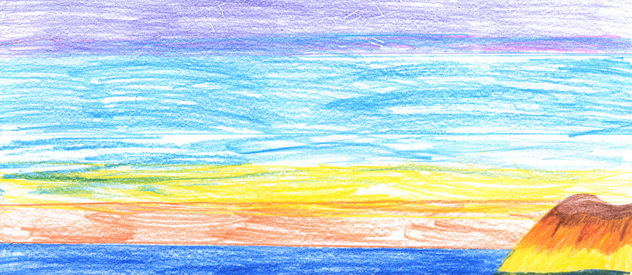 Another wonderful interpretation of Sleeping Bear Dunes by one of our young visitors.