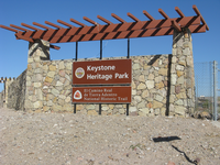 A sign with the text 
