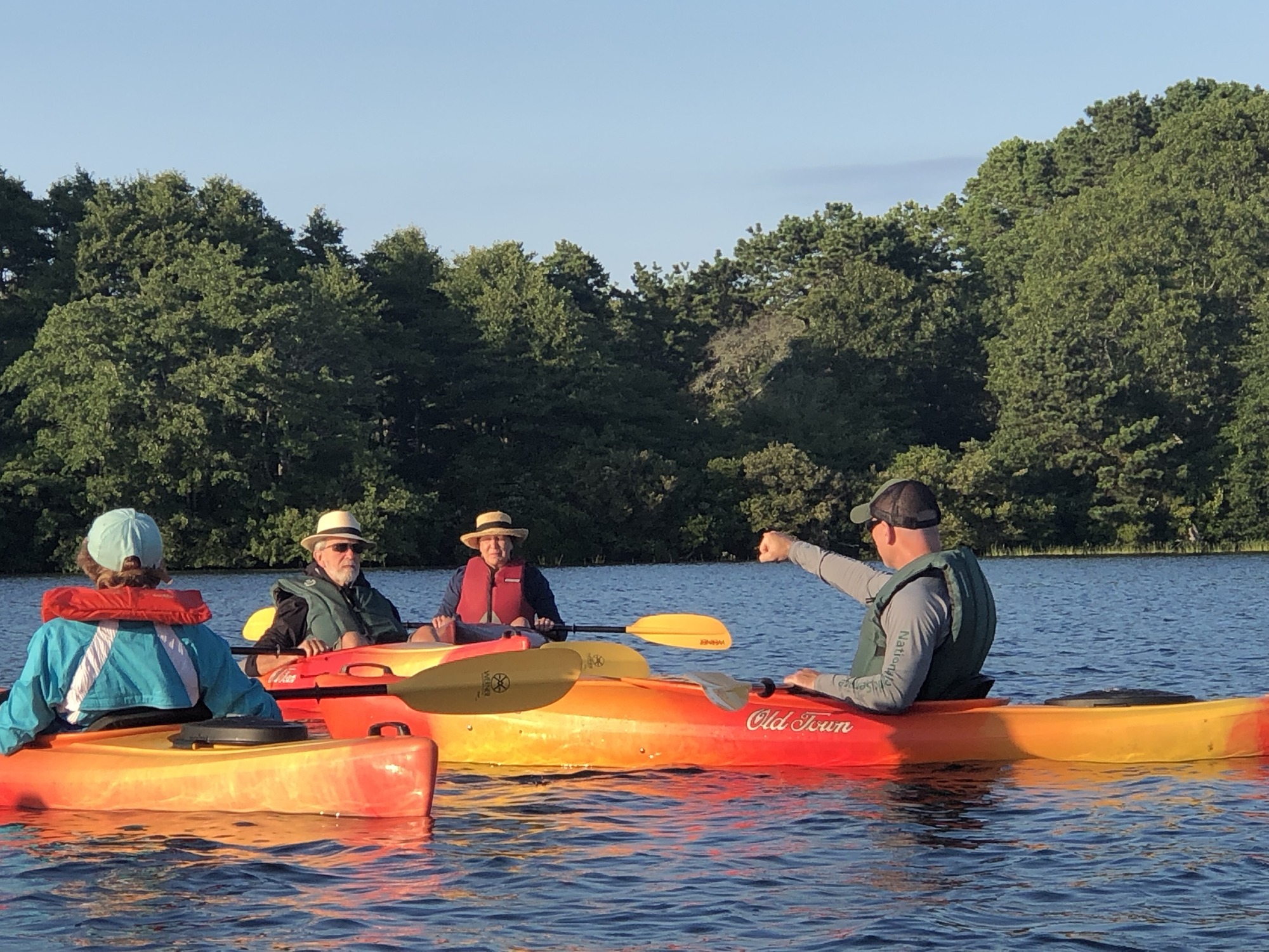 Kayaking on Gull Pond, 2019