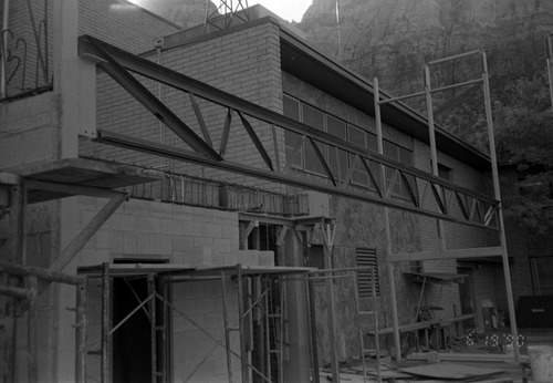 Construction of headquarters addition.