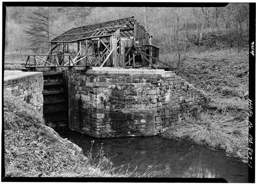 Chesapeake & Ohio Canal, Carpenter Shop at Lock 66, 154.7 miles above tidewater, Oldtown vicinity, Allegany County, MD