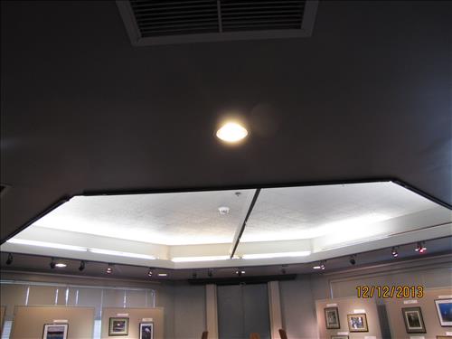 Replace Existing Lighting Fixtures for new LED ones and Install new LED bulbs on compatible fixtures at the Coe Visitors Center, Pine Island