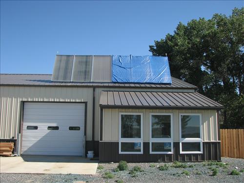 Bighorn Canyon ARRA project 2010, Passive solar room 1