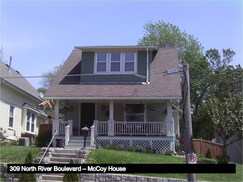 Image of the Bungalow-style McCoy House.
