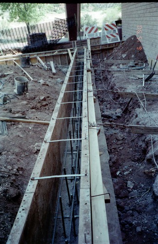 Construction of headquarters addition.