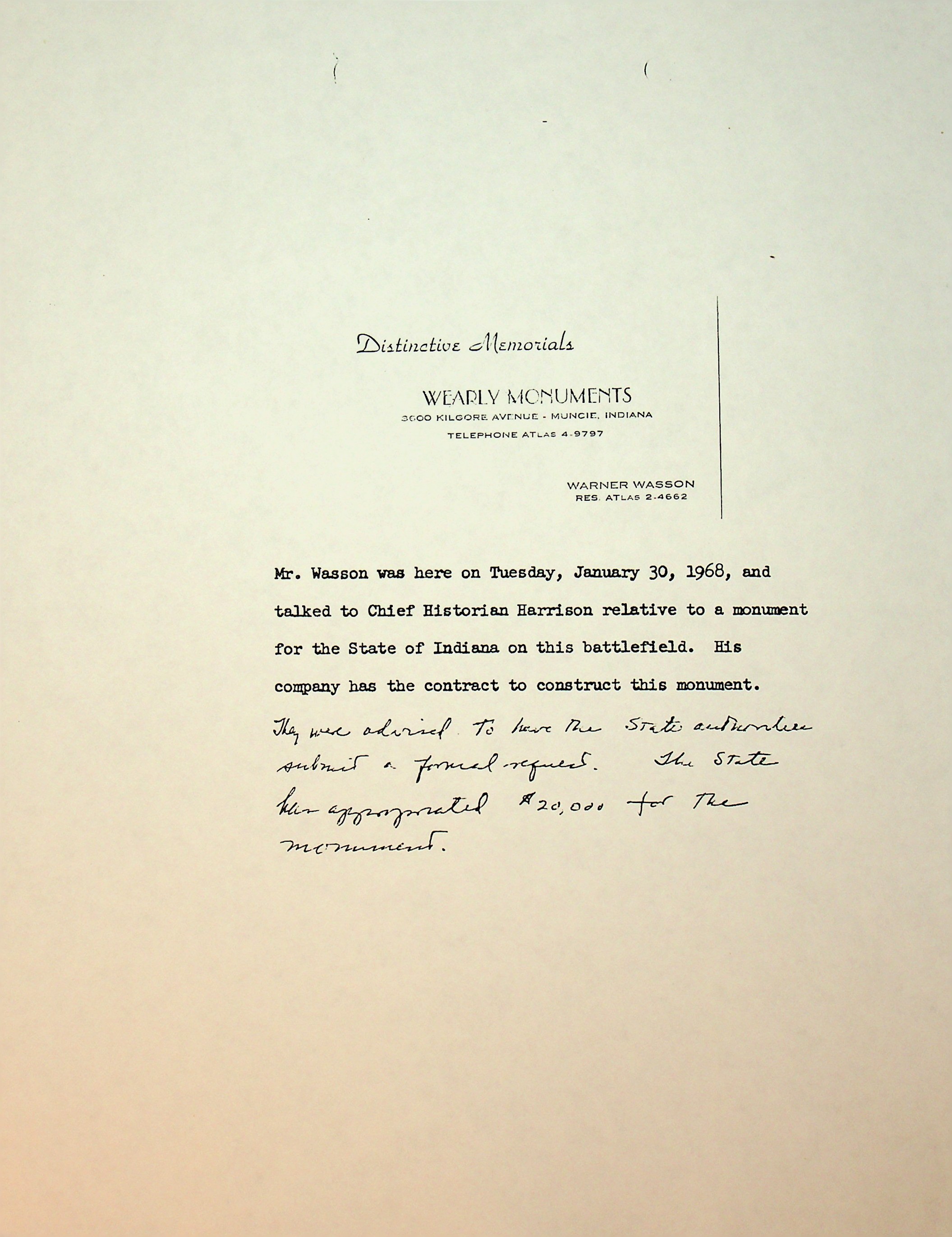Typed Document