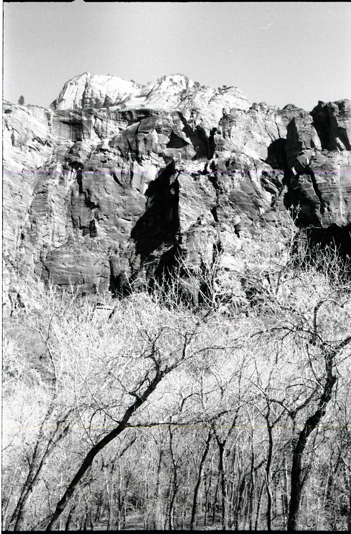 BW photos of visitors using Grotto Picnic Area.