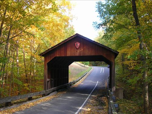 SLBE Pierce Stocking Scenic Drive - Covered Bridge - Fall