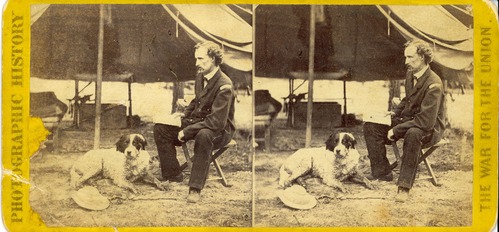 General George Armstrong Custer at His Field Headquarters in Virginia