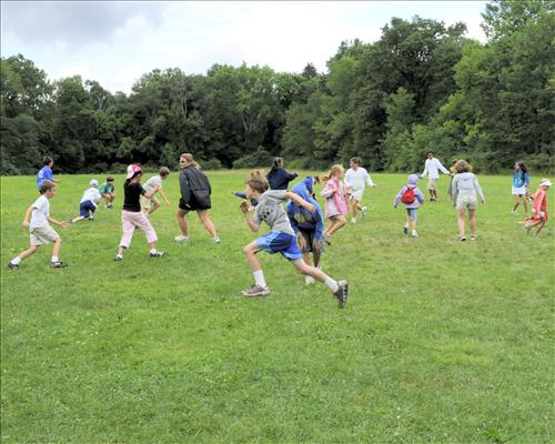 Free play at Junior Ranger Day Camp in Cuyahoga Valley National Park
