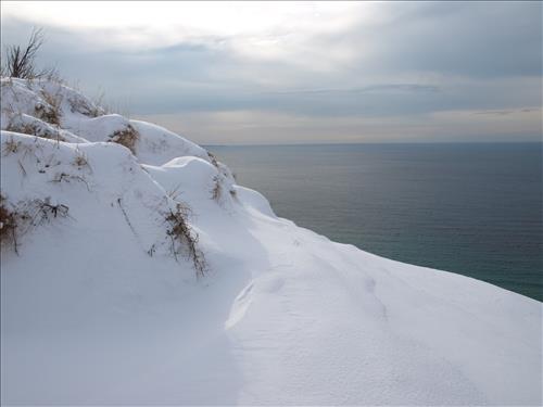 SLBE 5 Pierce Stocking Scenic Drive - Lake Michigan Overlook Winter