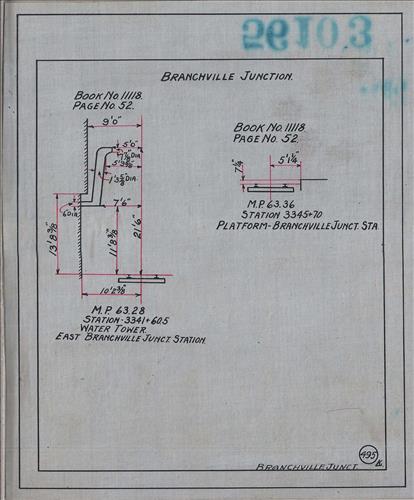 56103.LB--clearance sketches--Structures less than 8 feet from center line of track or less than 22 feet above top of rail [Group 15]
