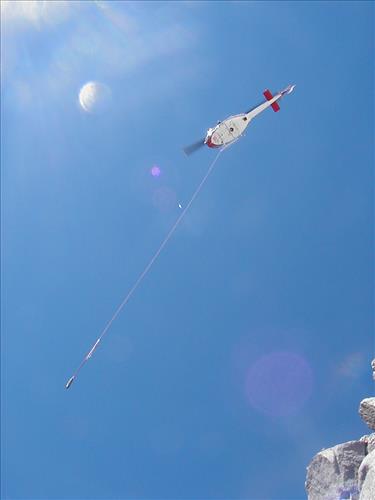Helicopter and rescue operations on the Starlight SAR, Sequoia and Kings Canyon National Parks, summer 2004