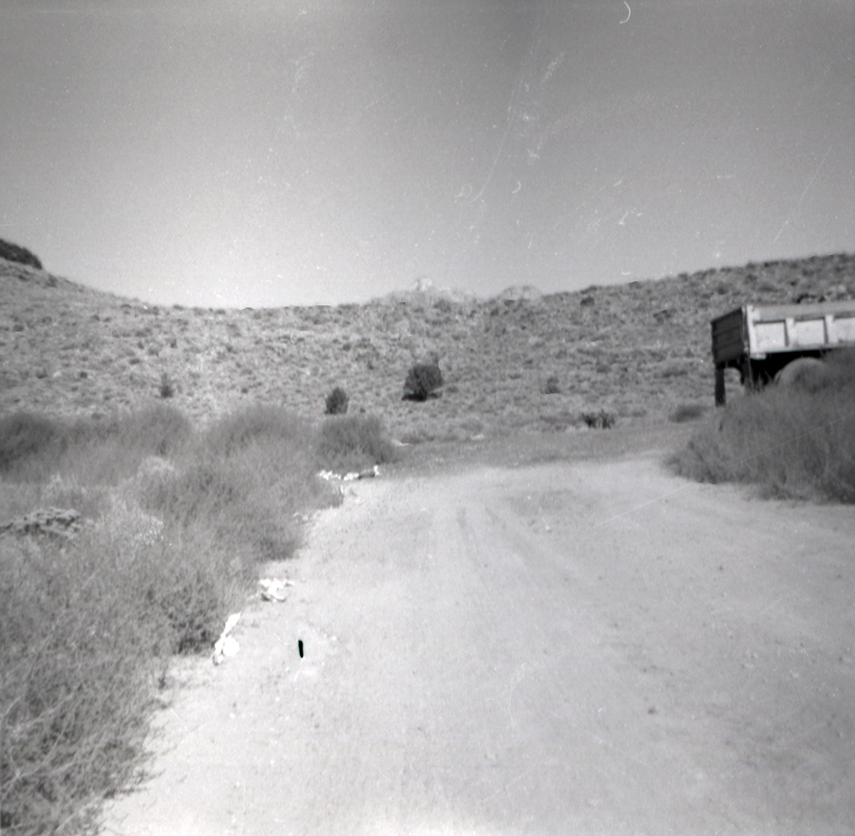 Road grading to Chamberlain Ranch and the Narrows.
