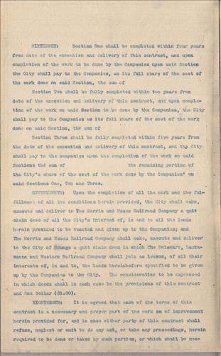 50966.PB#001--Undated and unsigned agreement between Mayor and Common Council of city of Orange, NJ