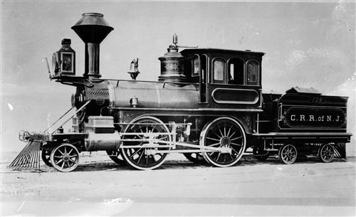 011/001.130--Central Railroad of New Jersey Railroad Locomotive [GROUP 02]