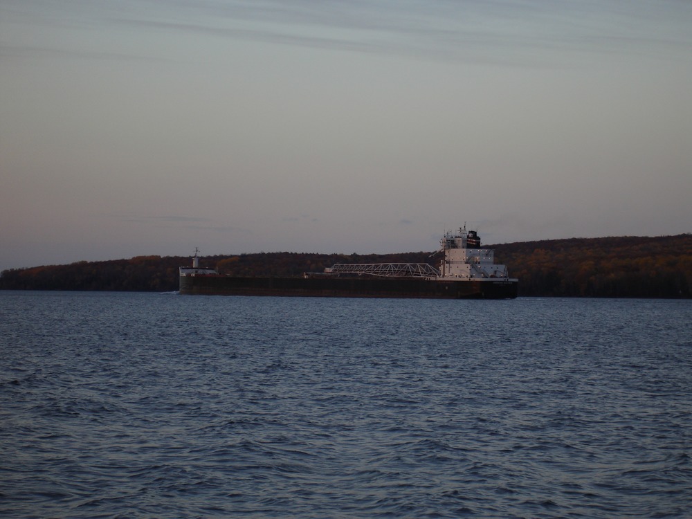 It is still possible to catch a glimpse of one of these massive “Lakers” navigating through the Apostle Islands’ west channel.