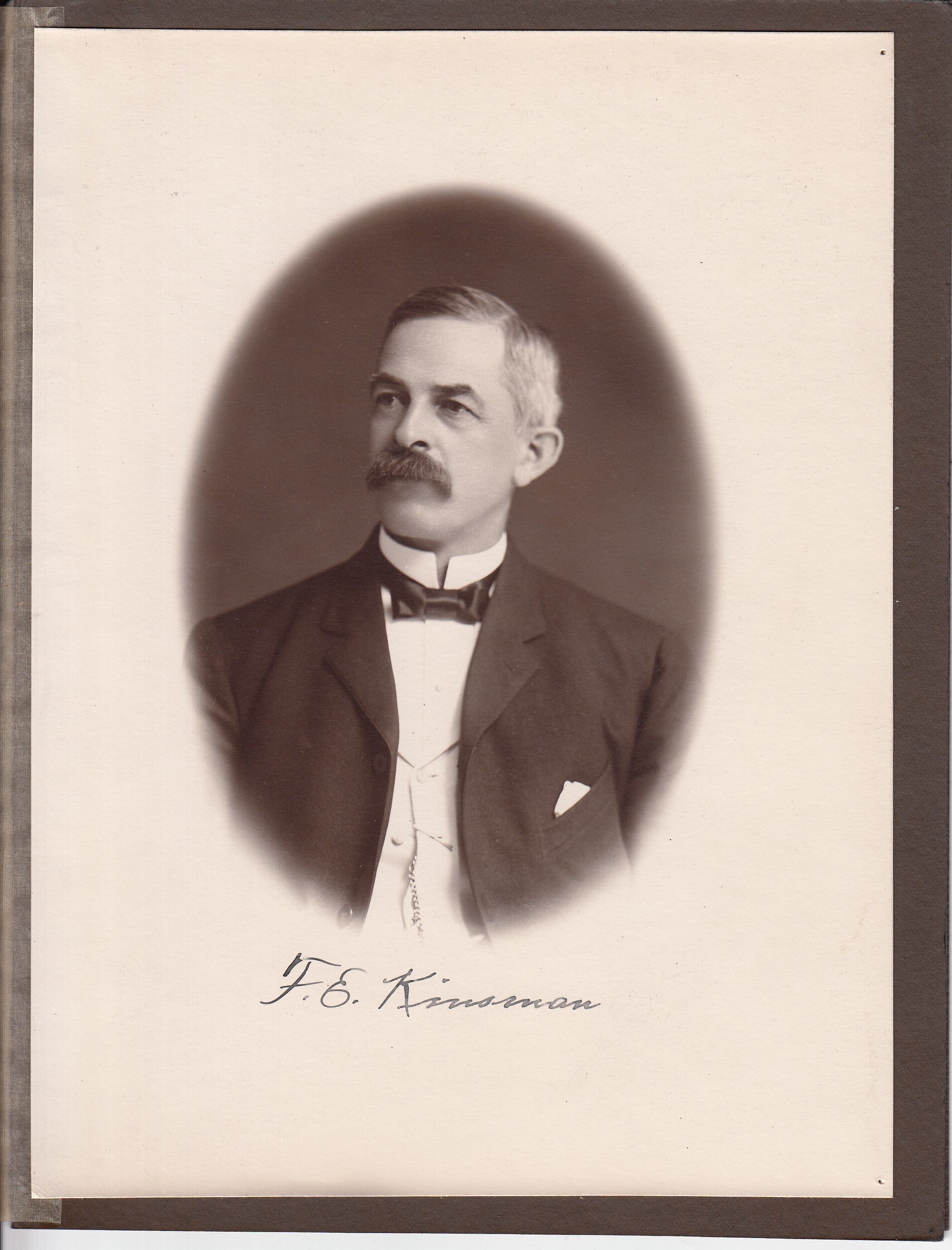 Portrait of Frank E. Kinsman.