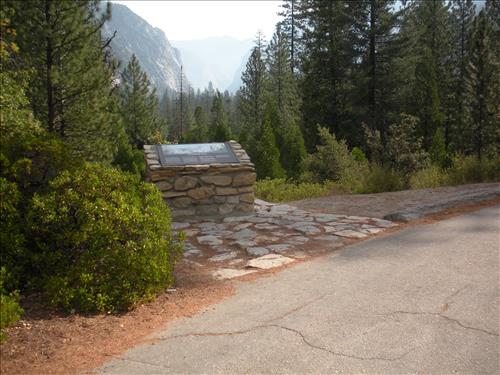Canyon View wayside exhibit, Sequoia and Kings Canyon National Parks