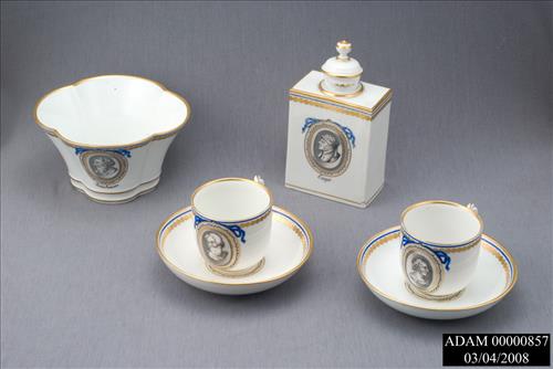 Vienna Porcelain Cups from the Adams National Historical Park Collection
