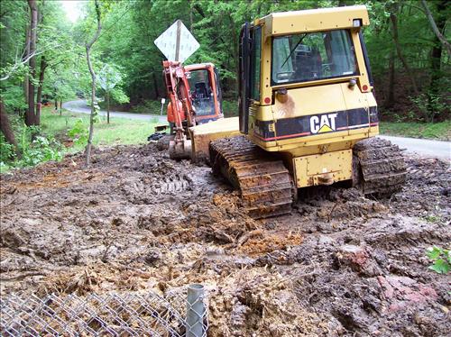 PISC-Marina Access Road Repairs in Piscataway Park, May 7, 2009