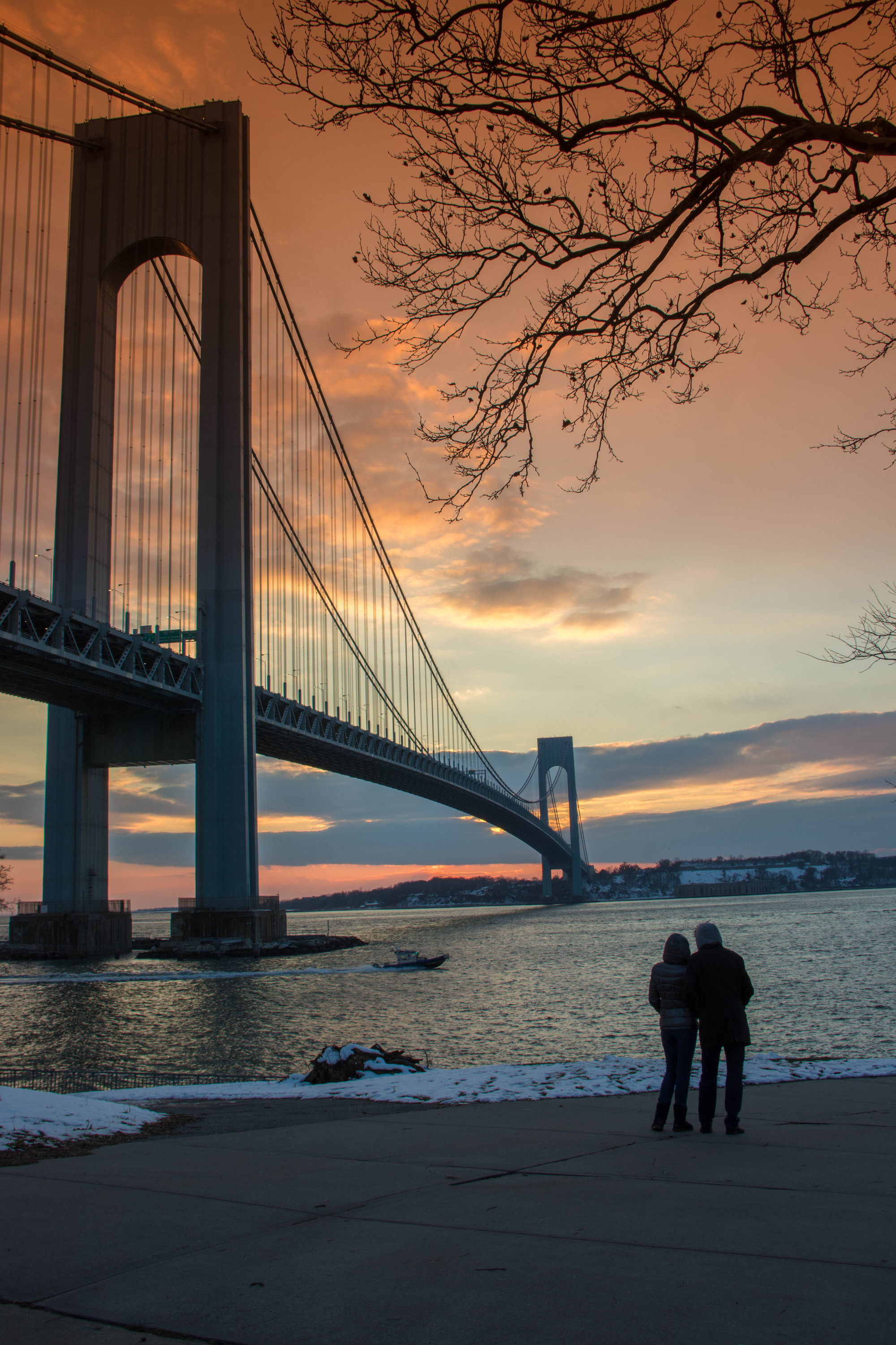 Winter Sunset, Verrazano Narrows, Brooklyn