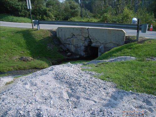 Hurricane Irene Damage to Jager Road in August 2011