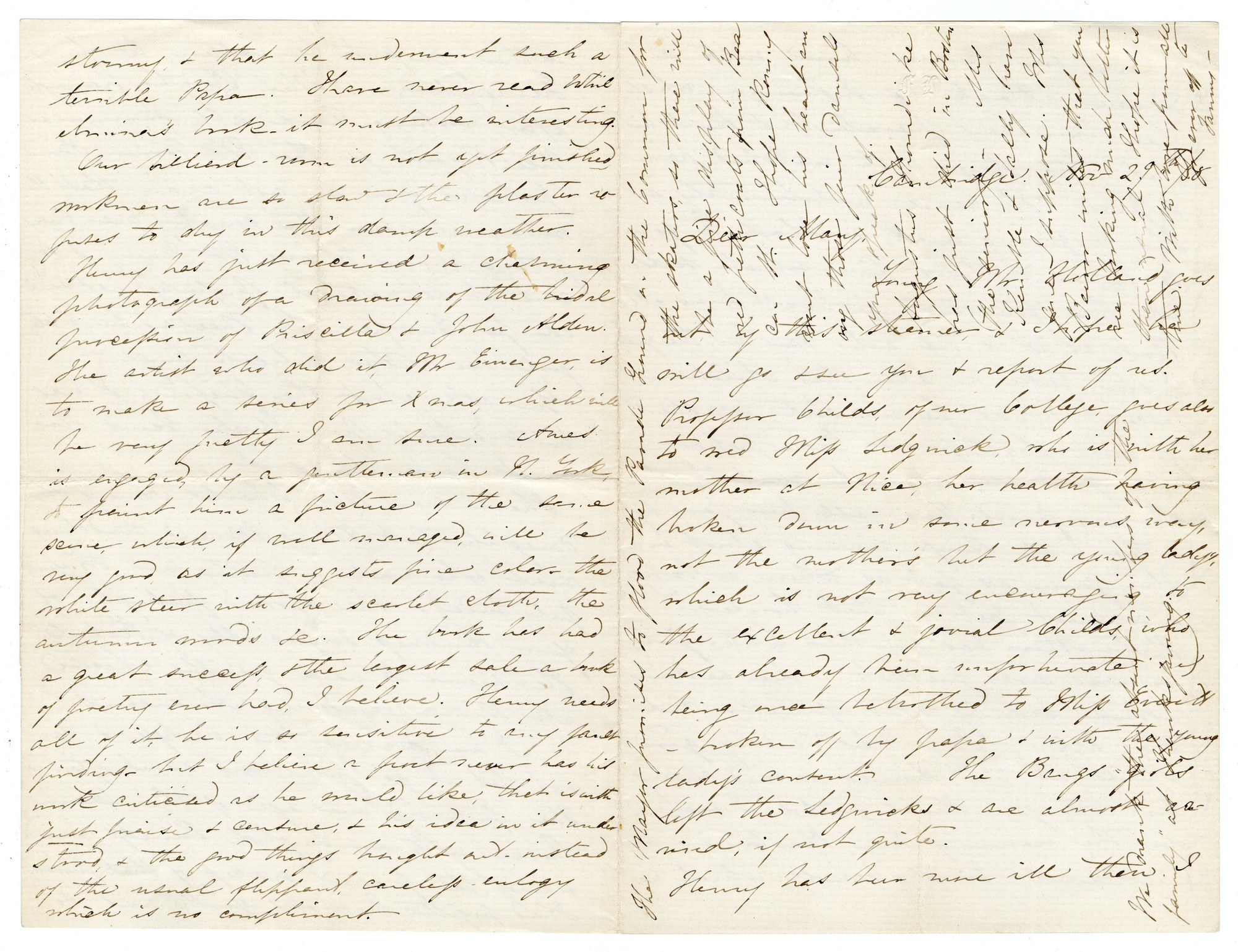 Manuscript letter