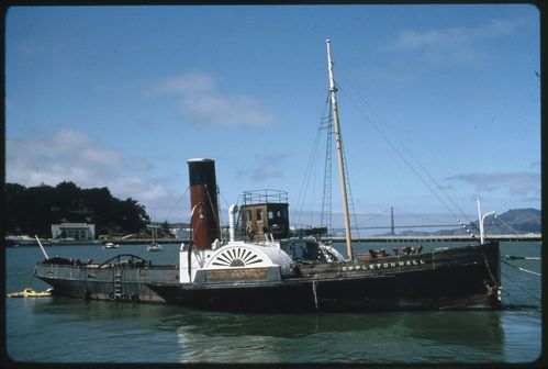 Various views of the Eppleton Hall (built 1914; tugboat) at and near the San Francisco Waterfront