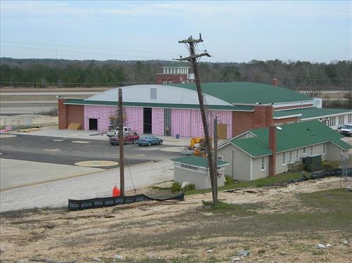 Moton Field at Tuskegee Airmen National Historic Site in 2008 and 2009