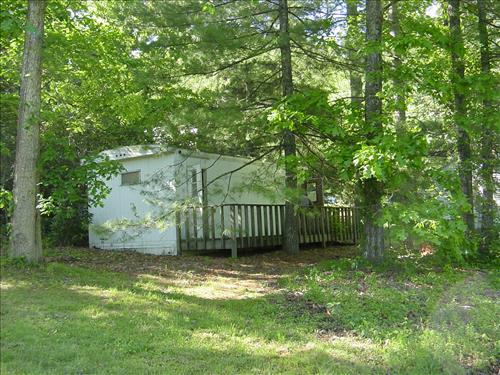 Trailer Restroom and proposed Comfort Station at Carl Sandburg Home National Historic Site in May 2006