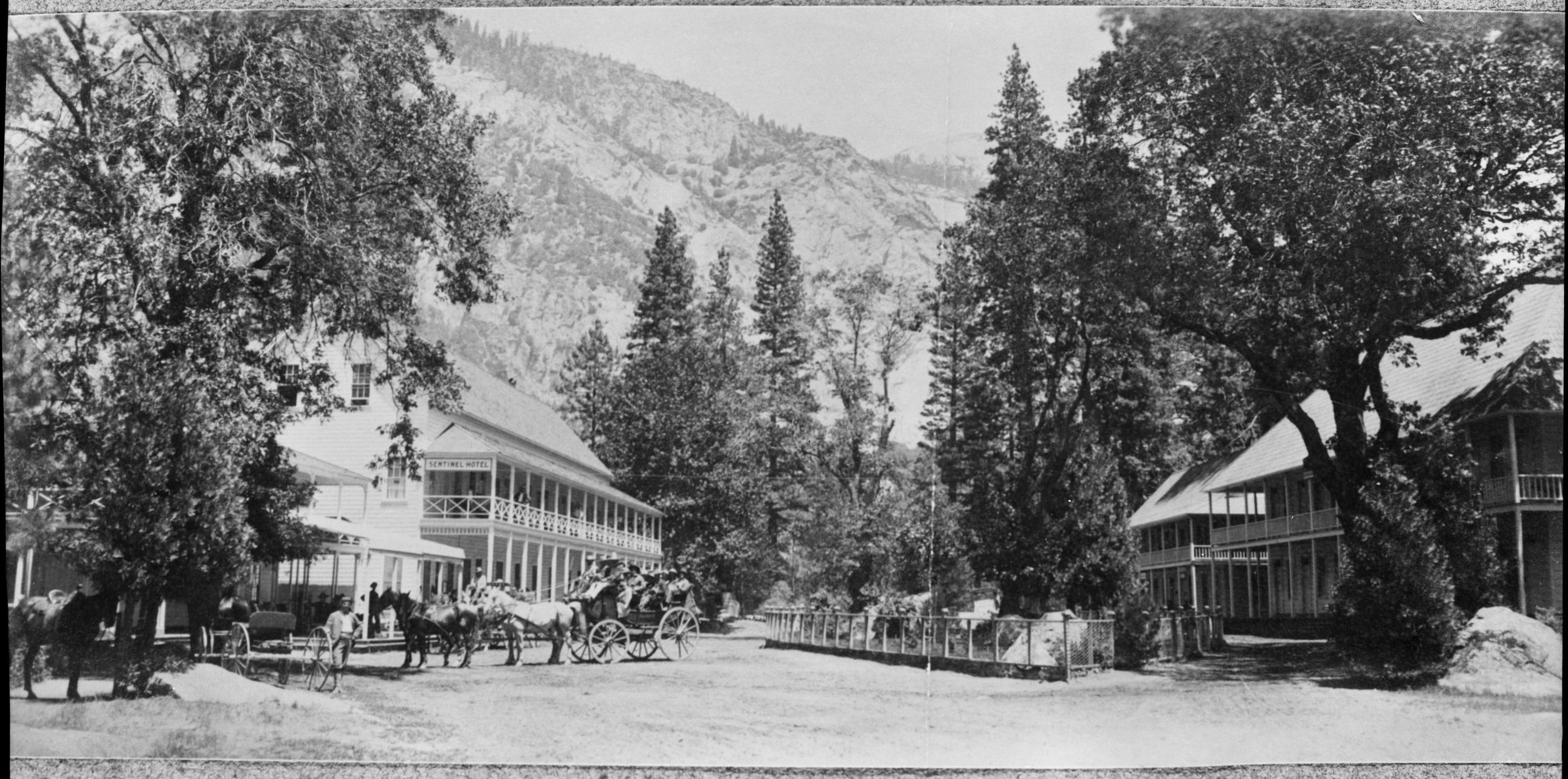 Old Village from Garibaldi Album. Possibly copied April 23, 1951 by Ralph H. Anderson
