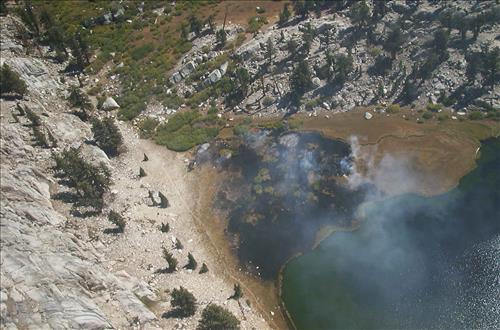 Rock Creek wildfire, Sequoia and Kings Canyon National Parks, September 2002