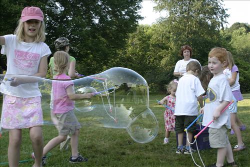 Music in the Meadow pre-concert activities at Cuyahoga Valley National Park