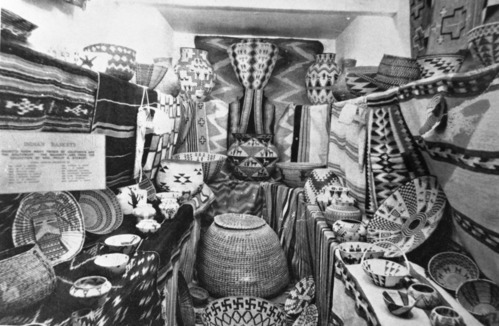 Basket display, Santa Barbara Museum of Natural History
