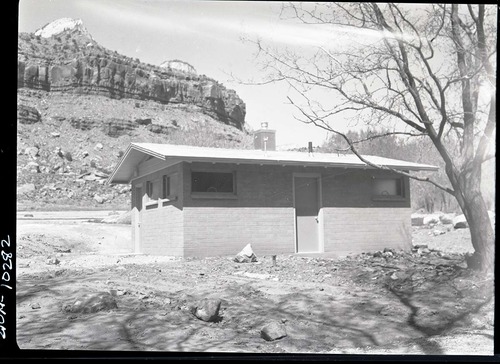 Comfort station in South Campground, Building 138.