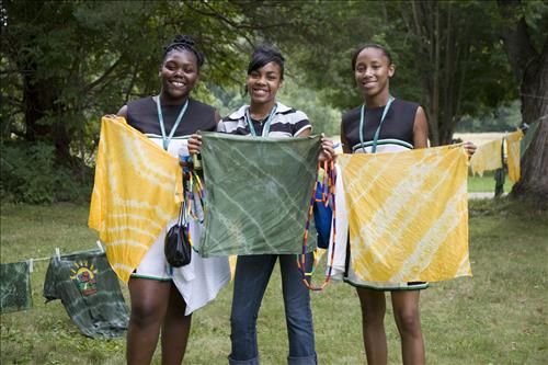 Get Up, Get Out & Go! finale, tie-dying 2