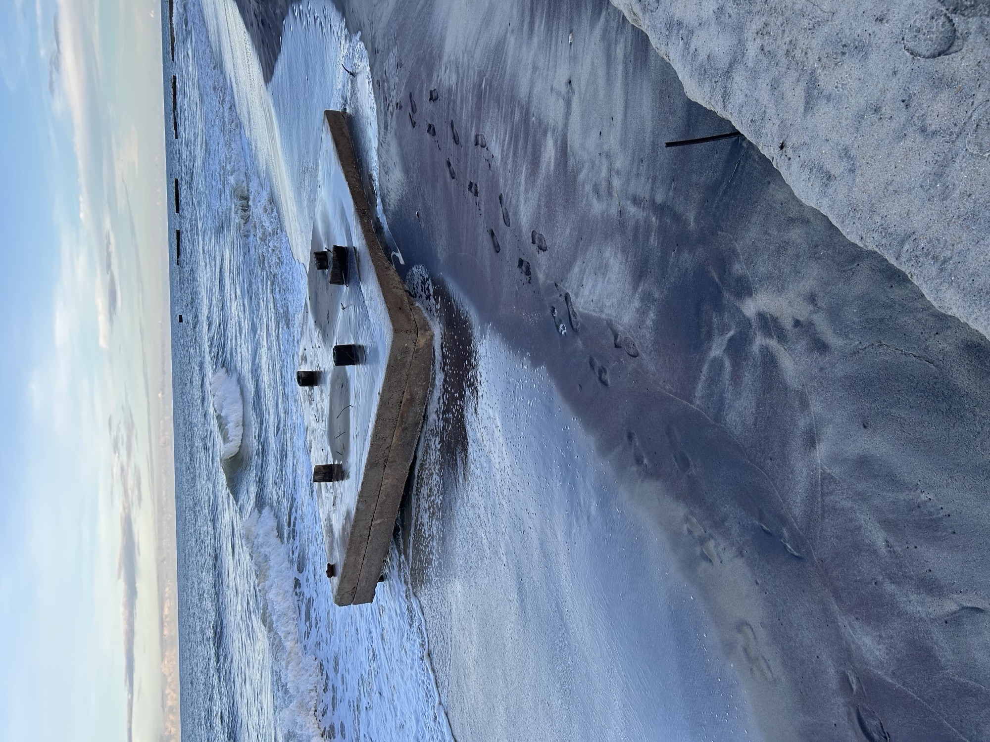 Buxton Beach Access, evening of July 24, 2025.