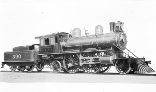 Chicago, Burlington & Quincy no. 0590 [2-4-2 [B.C.] ]